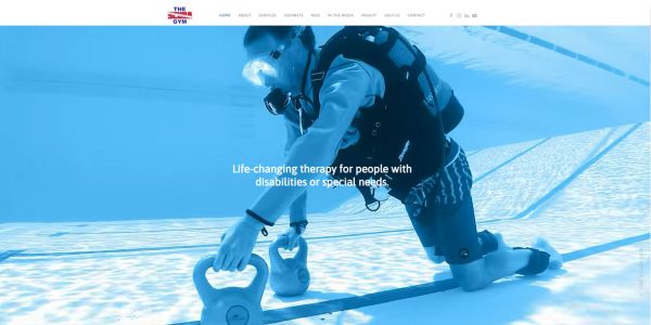The scuba gym website