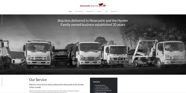 newcastle skip hire website